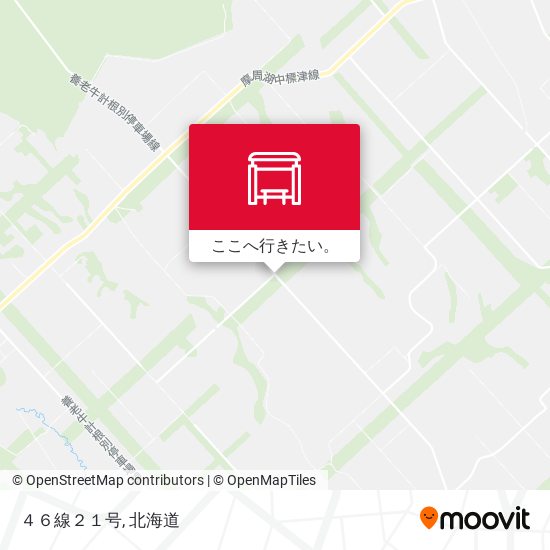 ４６線２１号地図