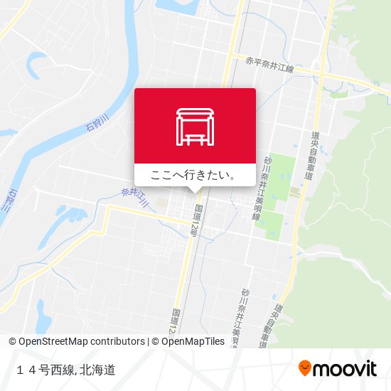 １４号西線地図