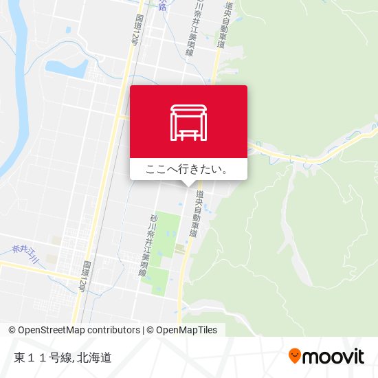 東１１号線地図