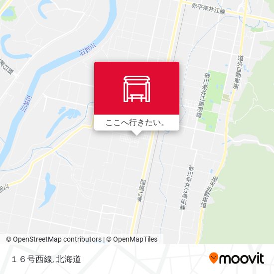 １６号西線地図
