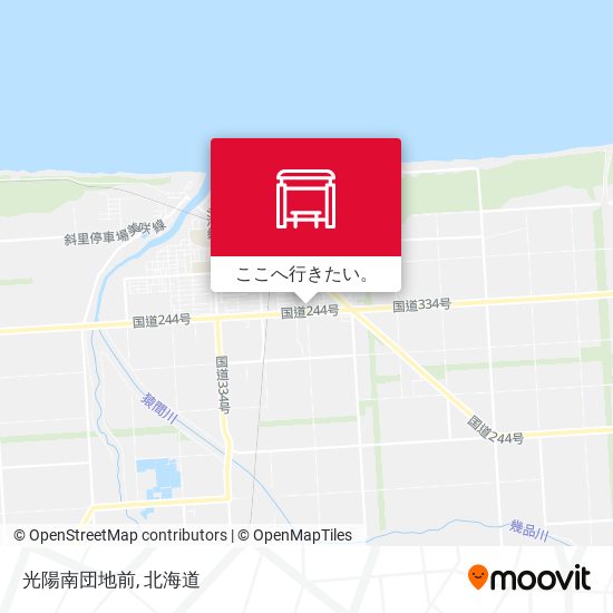光陽南団地前地図