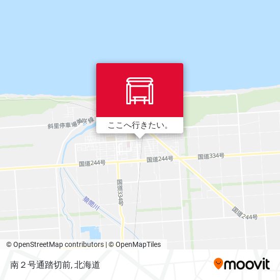 南２号通踏切前地図