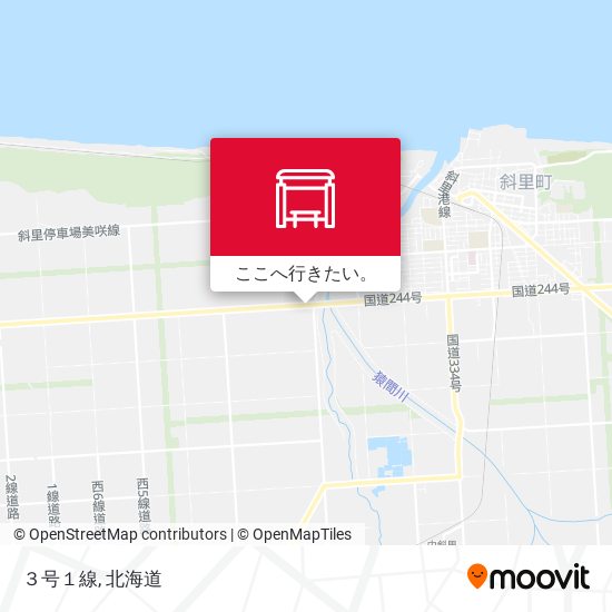 ３号１線地図