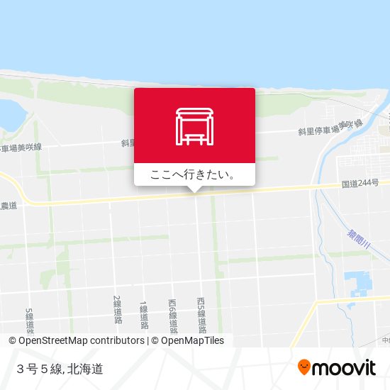 ３号５線地図