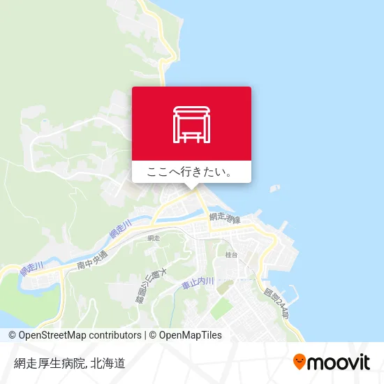 網走厚生病院地図