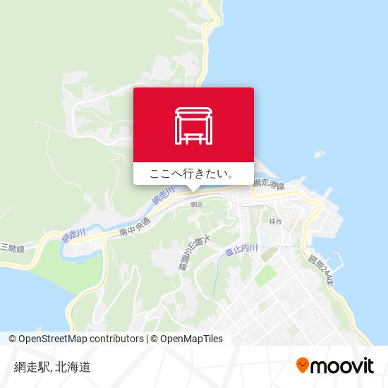 網走駅地図