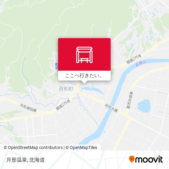 月形温泉地図