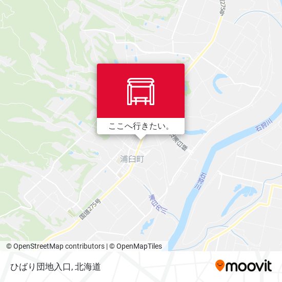 ひばり団地入口地図
