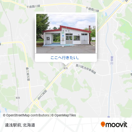 遠浅駅前地図