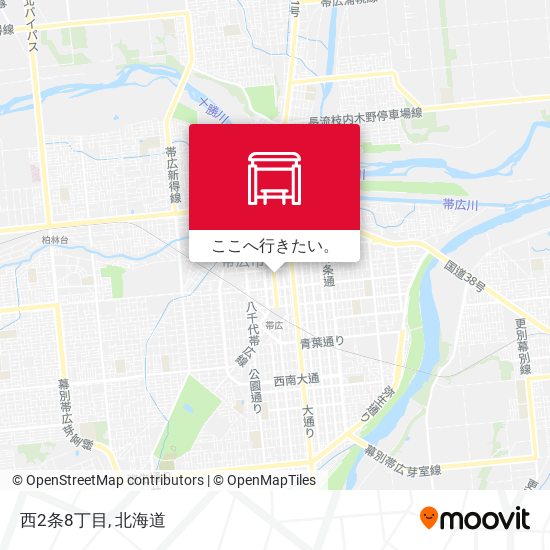 西2条8丁目地図