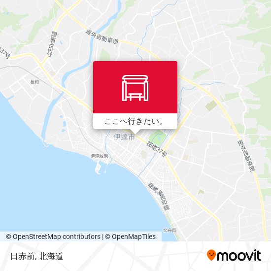 日赤前地図