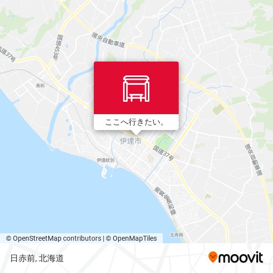 日赤前地図