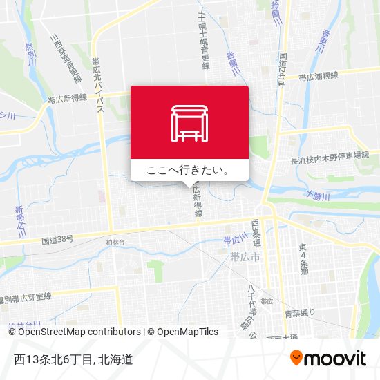 西13条北6丁目地図