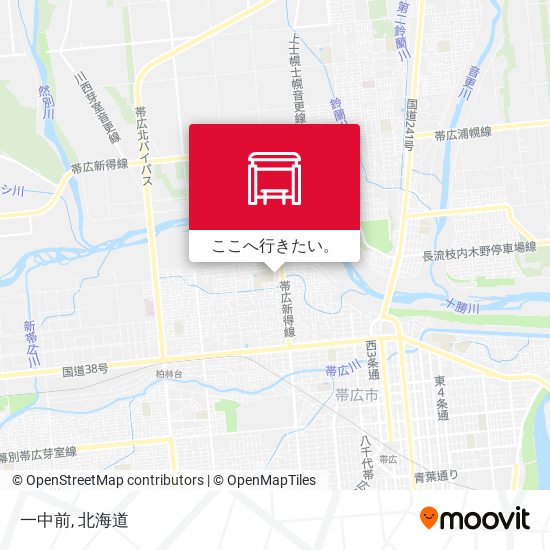 一中前地図