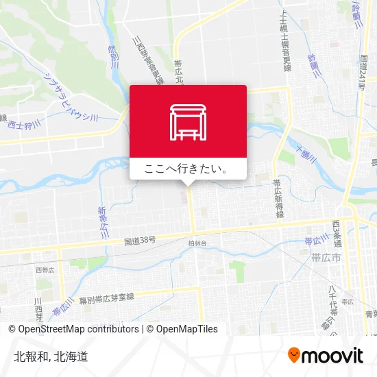 北報和地図
