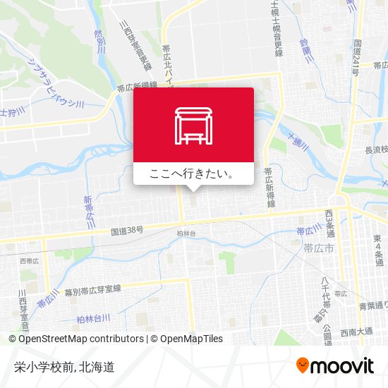 栄小学校前地図