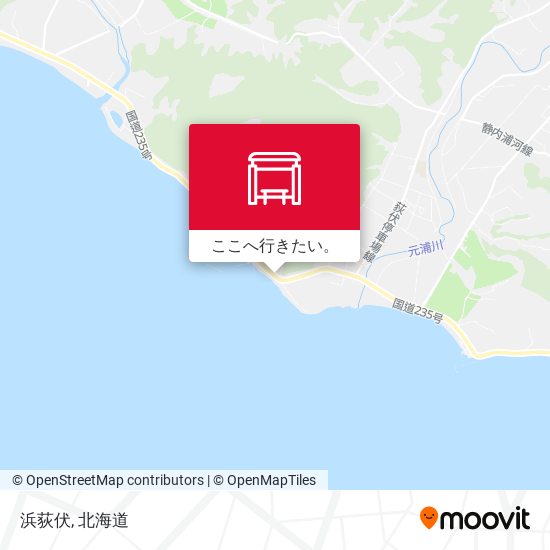 浜荻伏地図