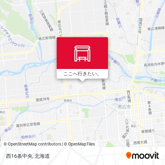 西16条中央地図