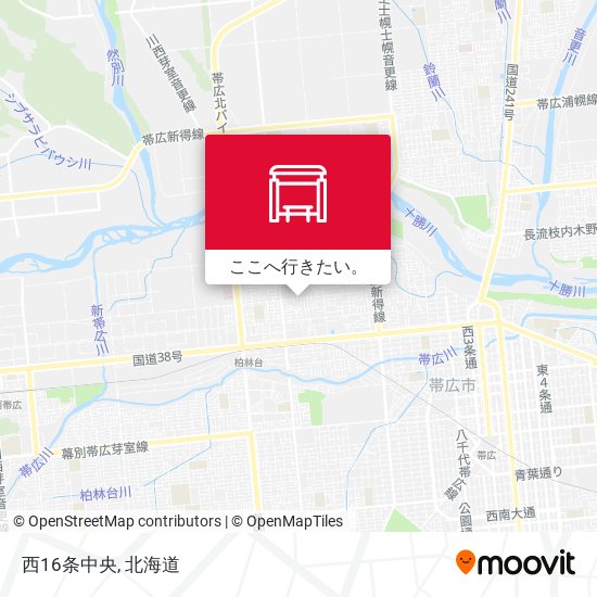 西16条中央地図
