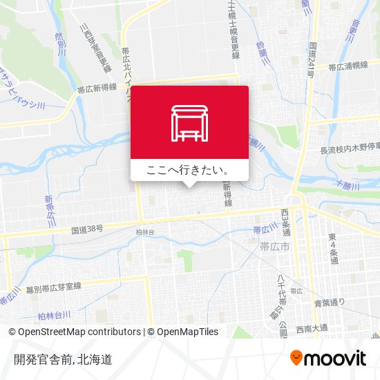 開発官舎前地図