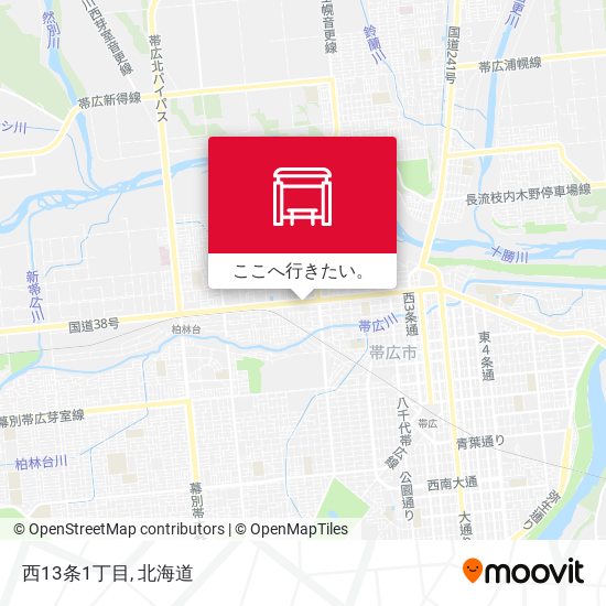 西13条1丁目地図