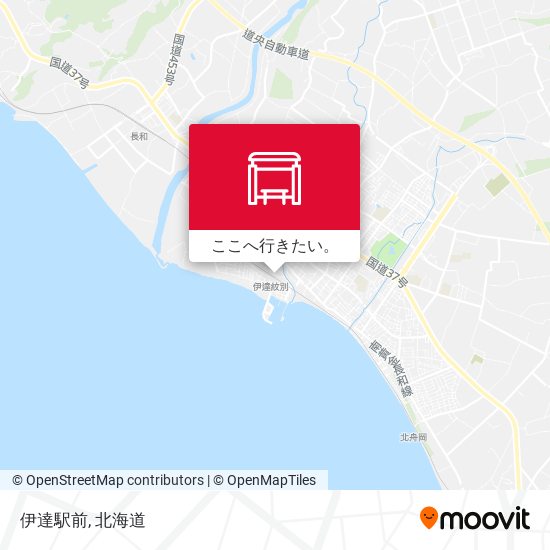 伊達駅前地図