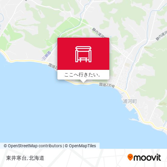 東井寒台地図