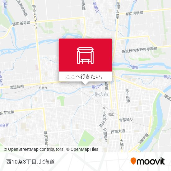 西10条3丁目地図