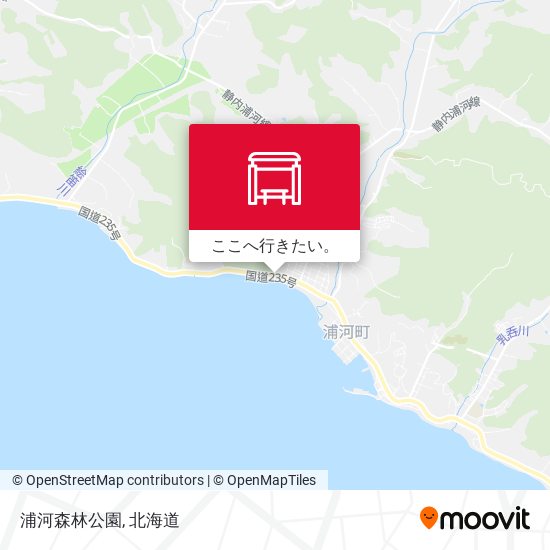 浦河森林公園地図