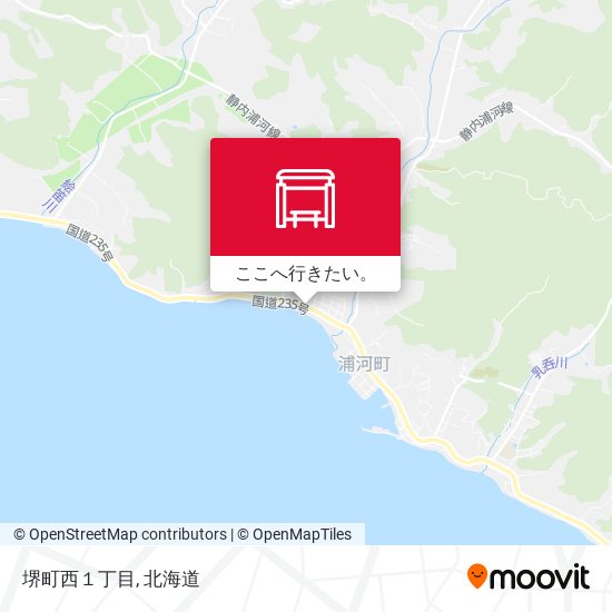 堺町西１丁目地図