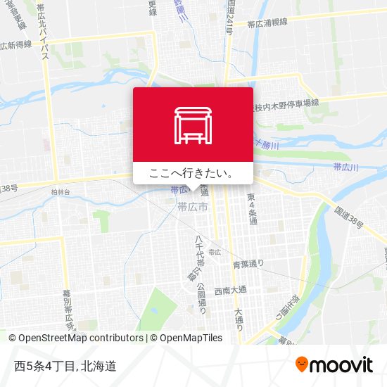 西5条4丁目地図