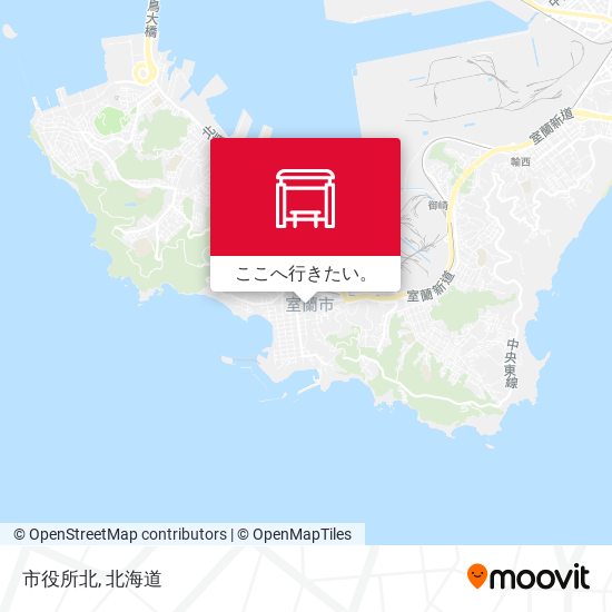 市役所北地図