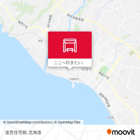 道営住宅前地図