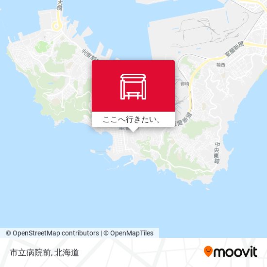 市立病院前地図