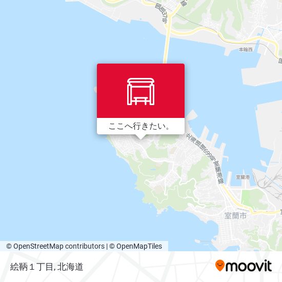 絵鞆１丁目地図
