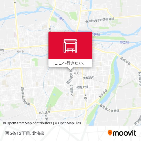西5条13丁目地図