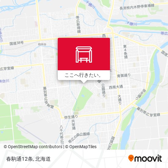 春駒通12条地図