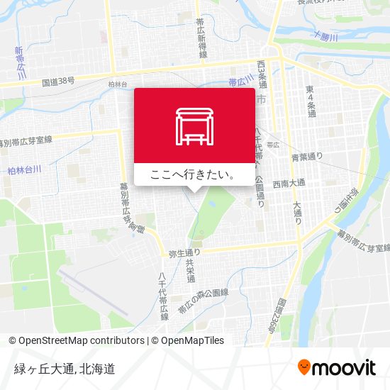 緑ヶ丘大通地図