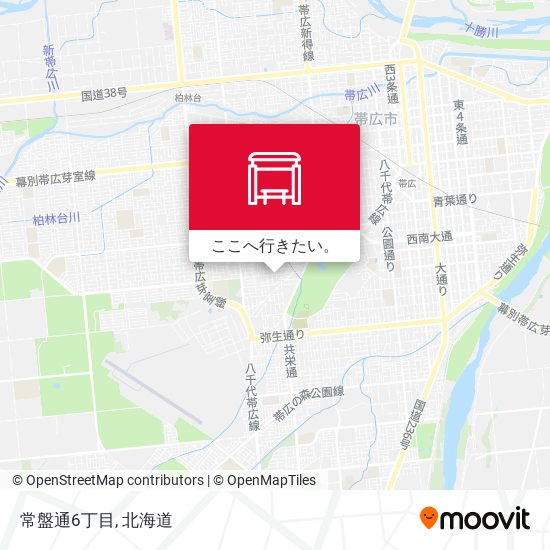 常盤通6丁目地図