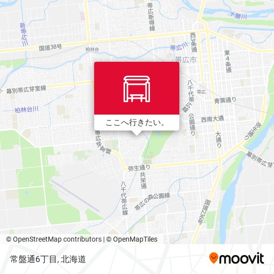 常盤通6丁目地図