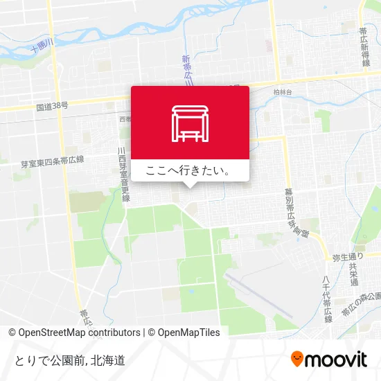 とりで公園前地図