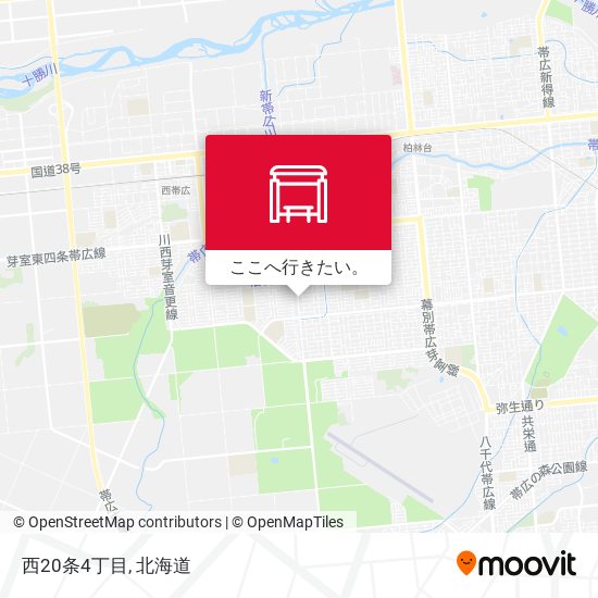 西20条4丁目地図