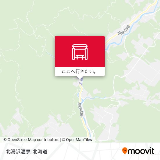 北湯沢温泉地図