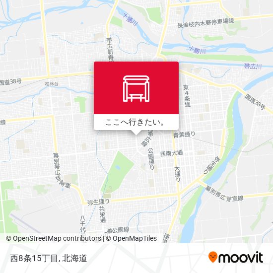 西8条15丁目地図