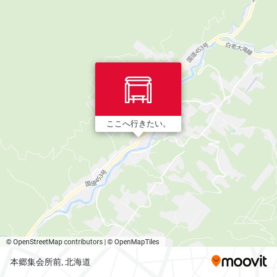 本郷集会所前地図