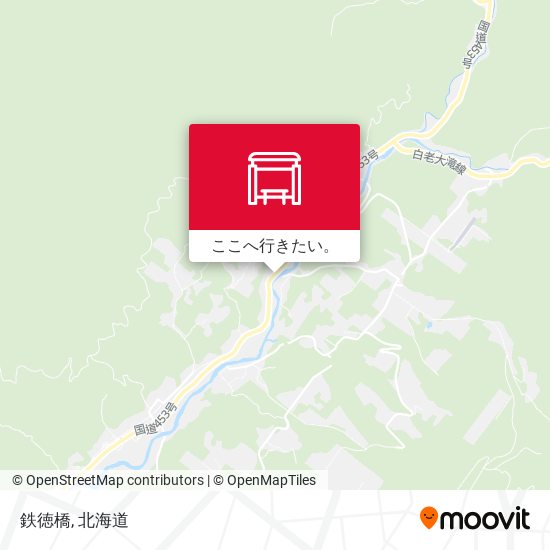 鉄徳橋地図
