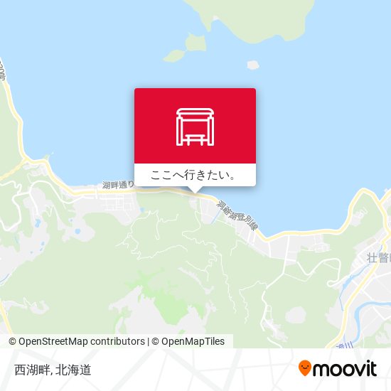 西湖畔地図