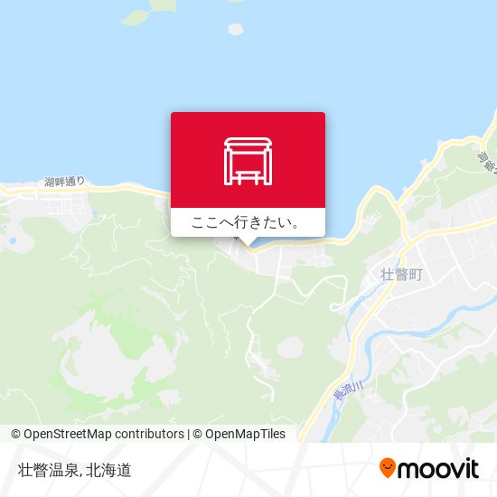 壮瞥温泉地図