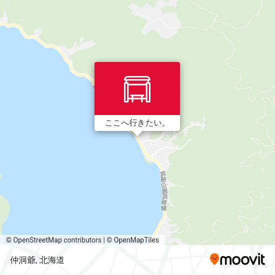 仲洞爺地図