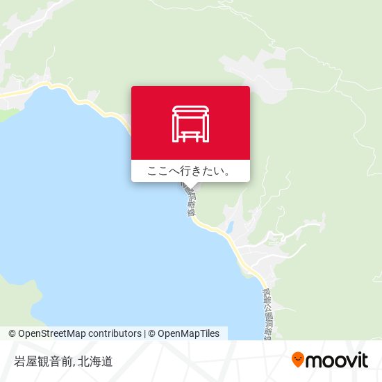 岩屋観音前地図